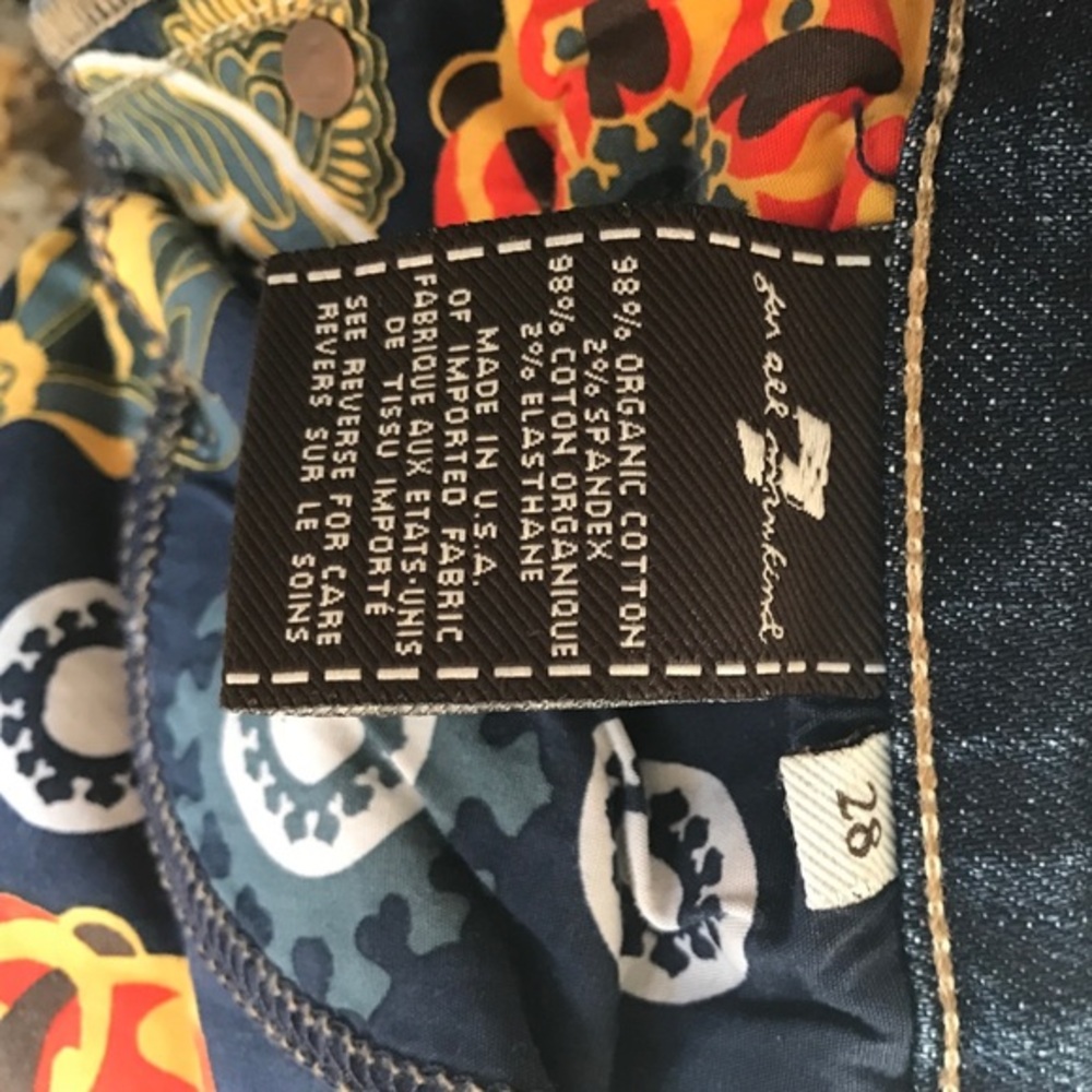 7 mankind destroyed organic cotton jean size 28 - Picture 4 of 4